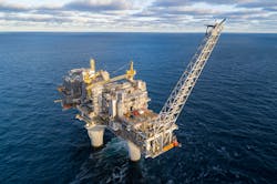 Troll A with new Troll Phase 3 module. Troll A with new Troll Phase 3 module.