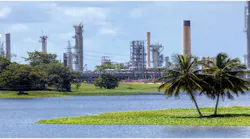 Guaracara Refining Co. Ltd.’s currently idled 175,000-b/d Pointe-a-Pierre refinery.