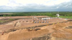 RusGazDobycha BCC GCC construction site, May 2021. RusGazDobycha BCC GCC construction site, May 2021.