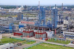 PJSC Kazanorgsintez Kazan HDPE plant in Kazan, Tatarstan, Russia. PJSC Kazanorgsintez Kazan HDPE plant in Kazan, Tatarstan, Russia.