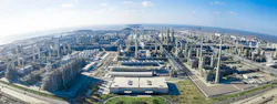 Zhejiang Petroleum & Chemical Co. Ltd.'s integrated refining and petrochemical complex in Zhoushan, Zhejiang Province, China.