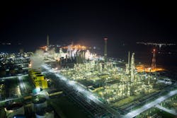 Rompetrol&apos;s 5-million tonne/year Petromidia refinery in N&abreve;vodari, Romania.