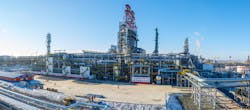 LLC LUKOIL-Permnefteorgsintez’s 13.1-million tpy refinery in Russia’s North Urals region. LLC LUKOIL-Permnefteorgsintez’s 13.1-million tpy refinery in Russia’s North Urals region.