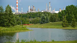 Imperial Oil Ltd.'s 200,000-b/d Strathcona refinery near Edmonton, Alta., in western Canada.