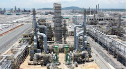 PETRONAS Refinery & Petrochemical Corp.'s Pengerang Integrated Complex in southeastern Johor, Malaysia. PETRONAS Refinery & Petrochemical Corp.'s Pengerang Integrated Complex in southeastern Johor, Malaysia.