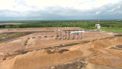 Baltic Chemical Complex LLC construction site near the seaport of Ust-Luga, Leningrad Oblast, Russia. Baltic Chemical Complex LLC construction site near the seaport of Ust-Luga, Leningrad Oblast, Russia.