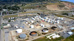 Big West Oil LLC's 33,000-b/d refinery in North Salt Lake City, Utah.
