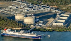APLNG's 250th cargo. Curtis Island, Australia. APLNG's 250th cargo. Curtis Island, Australia.
