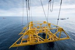 Åsgard subsea compression template. Åsgard subsea compression template.