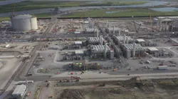 Calcasieu Pass has 18 liquefaction trains with a combined peak capacity of 1.6 bcfd.