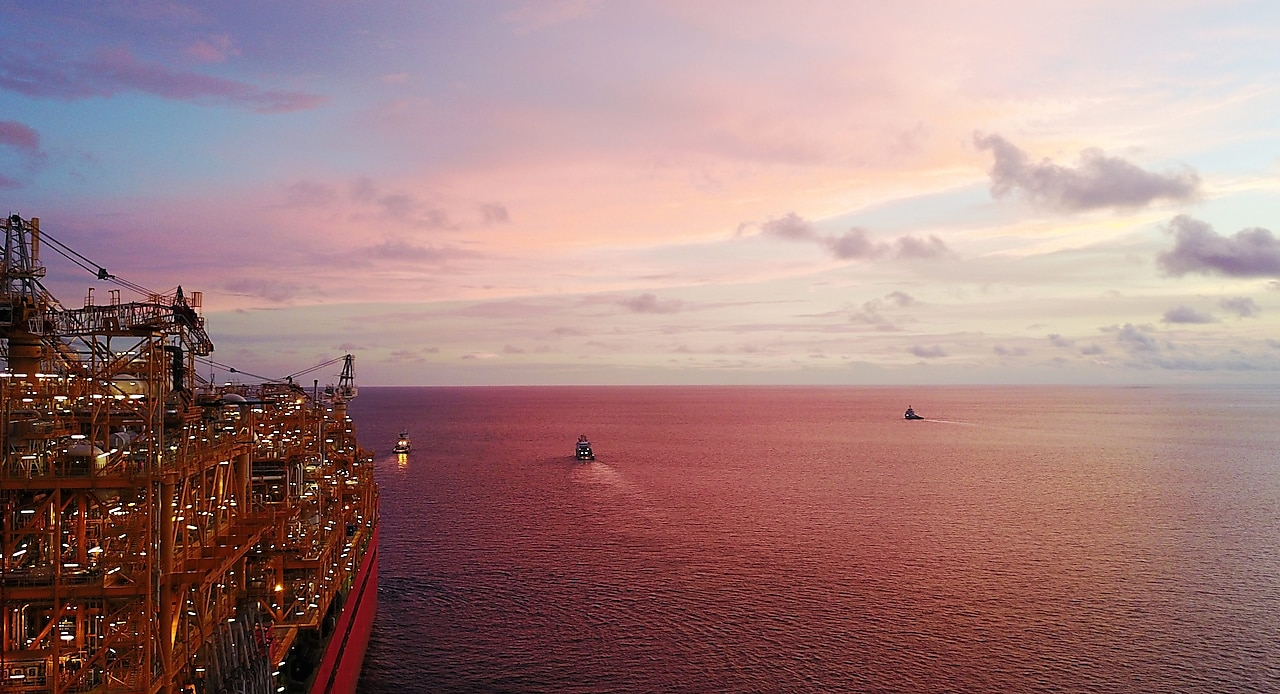 Shell Prelude FLNG vessel.