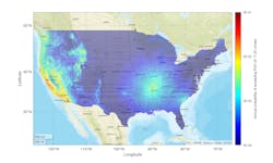 This annual probability of exceeding PGV = 17.05 cm/sec used Vs30 estimates from a topographic-based global server (Fig. 5). This annual probability of exceeding PGV = 17.05 cm/sec used Vs30 estimates from a topographic-based global server (Fig. 5).