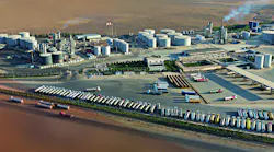 Lanaz Co.'s 100,000-b/d refinery at Erbil in the Kurdistan region of Iraq.