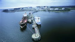 Esso Norge AS Slagen terminal operations.