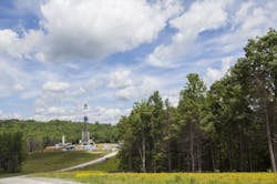 Chesapeake Marcellus shale operations. Chesapeake Marcellus shale operations.