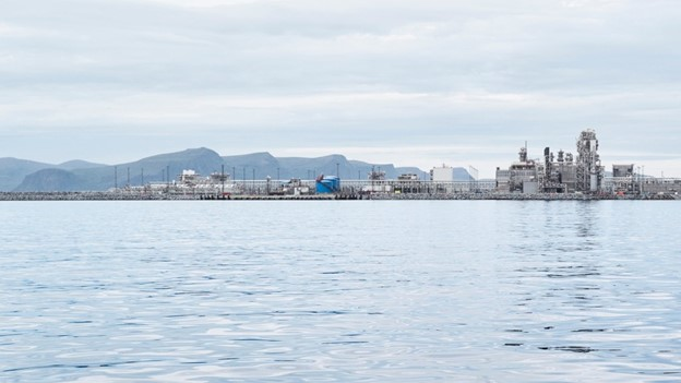 The Hammerfest LNG plant at Melk&oslash;ya.