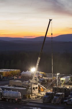 Chesapeake Marcellus operations. Chesapeake Marcellus operations.