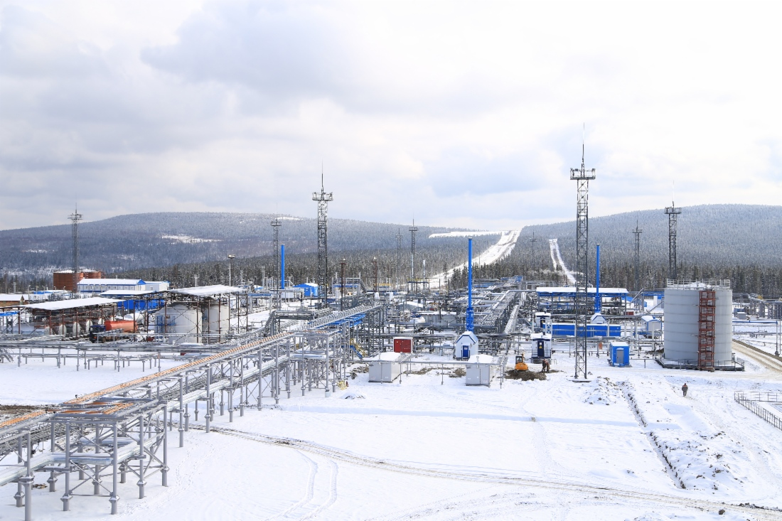 GTU-102 gas treatment unit at Kovyktinskoye field.