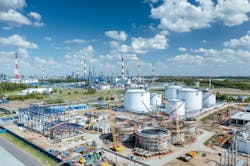 Omsk refinery. Omsk refinery.