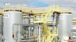 Shell PLC Torzhok lubricant blending plant tanks Shell PLC Torzhok lubricant blending plant tanks