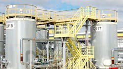 Shell PLC Torzhok lubricant blending plant tanks