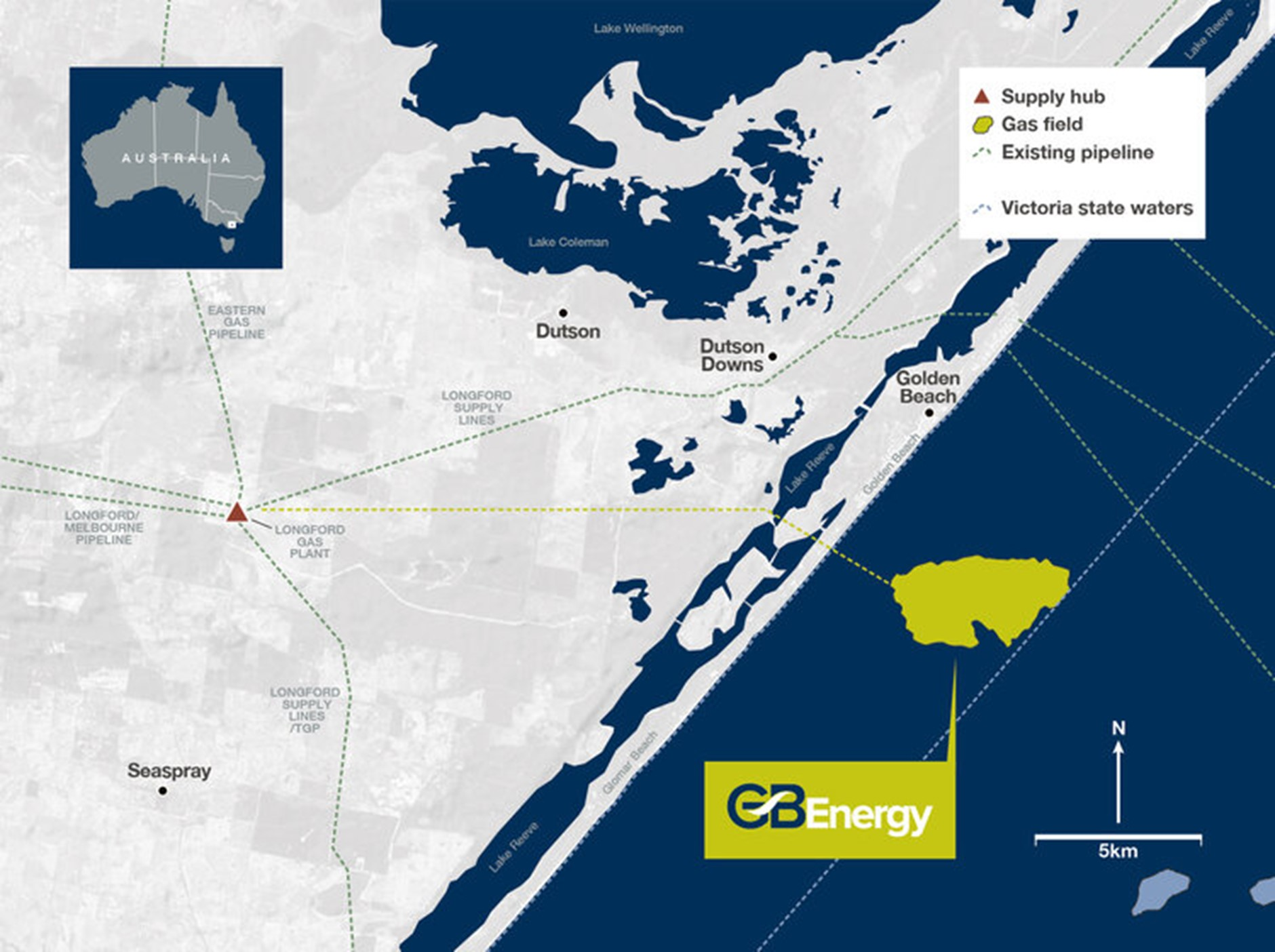 Australia GB project map