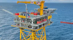 Hod B installed in the North Sea.