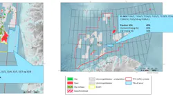 Map of Smeaheia and Polaris CO2 licenses