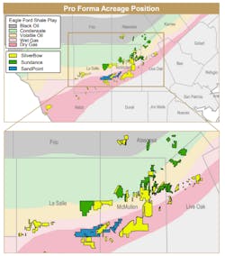 SilverBow pro forma acreage position. SilverBow pro forma acreage position.