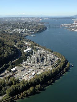 Parkland Fuel Corp. Burnaby refinery. Parkland Fuel Corp. Burnaby refinery.