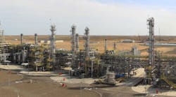 TurkmenGaz Kiyanly gas chemical complex in the Turkmenbashi district of Balkan Province in western Turkmenistan.