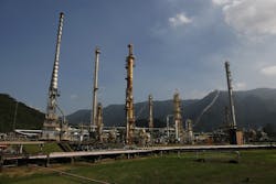 Petrobras&apos;s 170,000-b/d Refinaria Presidente Bernardes (RPBC) refinery in Cubat&atilde;o, S&atilde;o Paulo.
