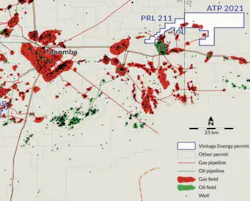 Vintage Energy Permit Map