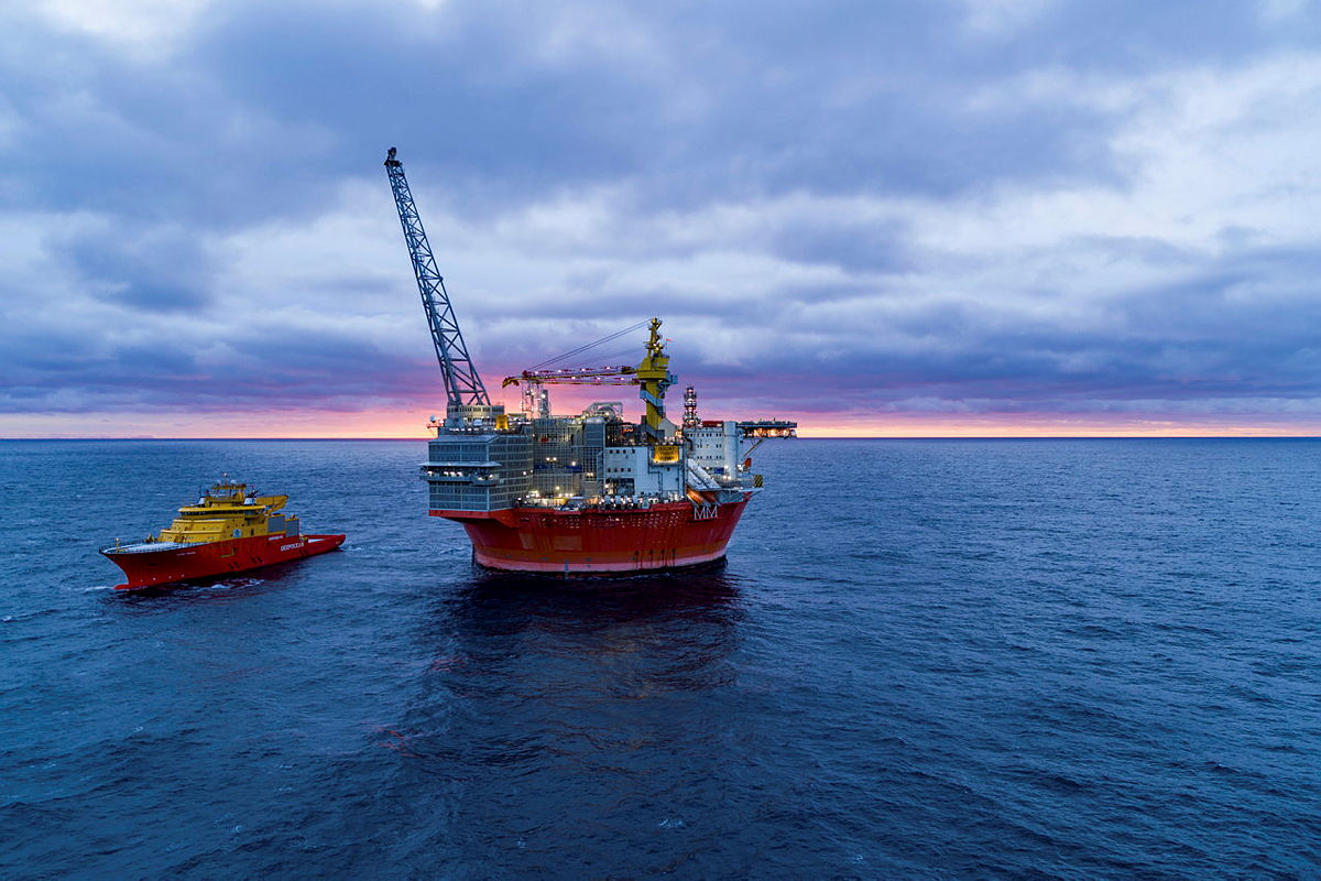 FPSO on Goliat field, Barents Sea.