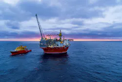 FPSO on Goliat field, Barents Sea.
