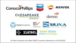 Current PEER membership is multidisciplinary and comprises operators and service companies. All companies listed are official members as of Apr. 22, 2022 (Fig. 2). Current PEER membership is multidisciplinary and comprises operators and service companies. All companies listed are official members as of Apr. 22, 2022 (Fig. 2).