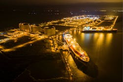 Cameron LNG is adding a 6.75-million tpy fourth liquefaction train to its Hackberry, La., plant, targeting total production in excess of 20 million tpy (Fig. 1). Photo from Sempra Infrastructure. Cameron LNG is adding a 6.75-million tpy fourth liquefaction train to its Hackberry, La., plant, targeting total production in excess of 20 million tpy (Fig. 1). Photo from Sempra Infrastructure.