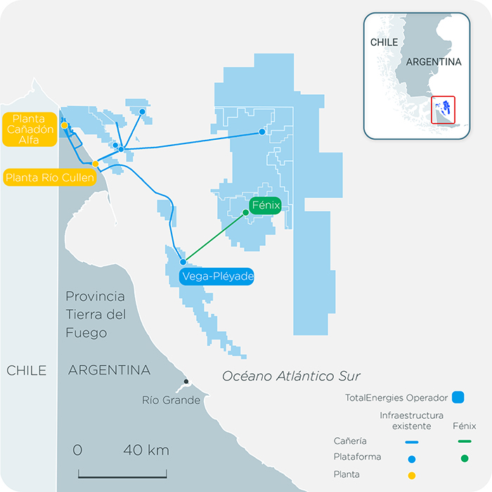 TotalEnergies operations, southern Argentina.
