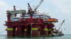 Floatel Triumph semi-submersible.