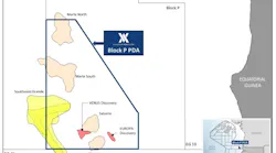 VAALCO-operated Block P offshore Equatorial Guinea.