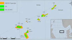 INEOS operations offshore Denmark.