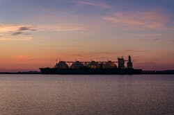 LNG vessel. LNG vessel.