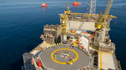 Installed as part of Troll field’s first-phase development, the Troll A platform—a fixed foundation wellhead and compression installation with a concrete substructure—began receiving production from the Troll Vest gas cap in August 2021 with Equinor’s startup of Troll Phase 3.