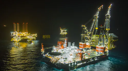 Topside modules installed on Clair Ridge platform west of Shetland ...