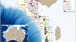 Otway basin offshore Australia.