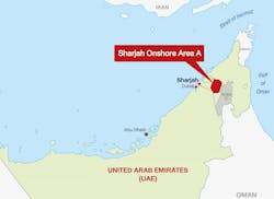 Sharjah Onshore Area A, UAE. Sharjah Onshore Area A, UAE.