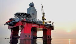 Odfjell Drilling&apos;s Deepsea Yantai.