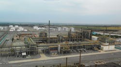 Commissioned in January 1959 and most recently outfitted with limited upgrades between 1997-2000, the 5.5-million tpy Fergana oil refinery’s crude throughputs have averaged only 1 million tpy during the last 10 years. Commissioned in January 1959 and most recently outfitted with limited upgrades between 1997-2000, the 5.5-million tpy Fergana oil refinery’s crude throughputs have averaged only 1 million tpy during the last 10 years.