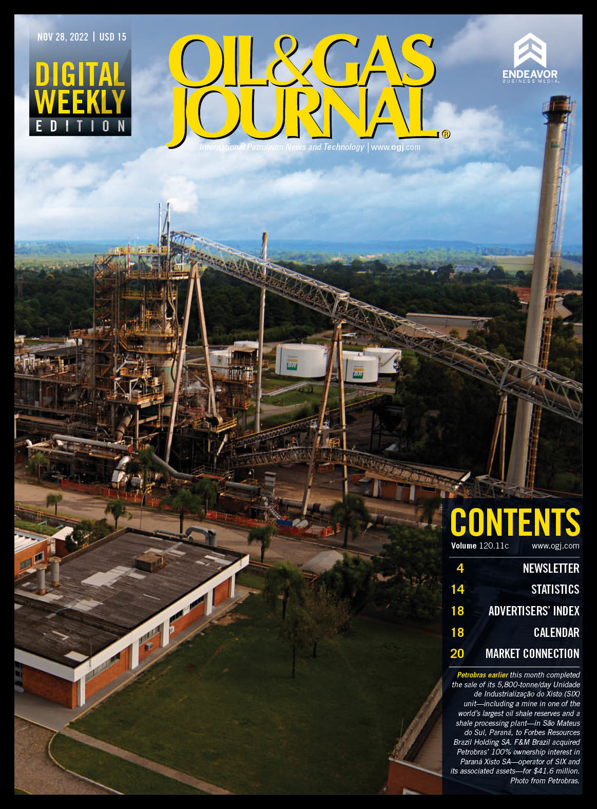 Volume 120, Issue 11c | Oil & Gas Journal