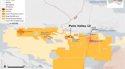 Palm Valley gas field, Amadeus basin, Northern Territory, Australia.
